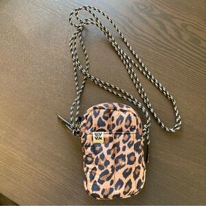 Lucy & Yak Leopard Print Crossbody Bag